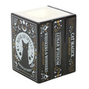 Black Cat Book of Spells Mystical Magic Wax Burner - Forelo Scents