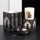 Black Cat Book of Spells Mystical Magic Wax Burner - Forelo Scents