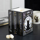 Black Cat Book of Spells Mystical Magic Wax Burner - Forelo Scents