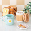 Coffee Cup Shaped Fun Ceramic Kitchen Coffee Shop Wax Burner - Forelo Scents
