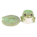 Frog Shaped Wax Burner or Oil Burner on A Lilipad Cute Gift - Forelo Scents