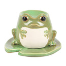Frog Shaped Wax Burner or Oil Burner on A Lilipad Cute Gift - Forelo Scents