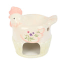 Hen Shaped Ceramic Animal Farm Shop Novelty Gift Wax Burner - Forelo Scents