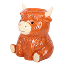 Highland Cow Cute Smiling Animal Novelty Wax Burner - Forelo Scents