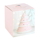 Pink Christmas Tree Festive Wax Burner or Oil Burner Gift - Forelo Scents