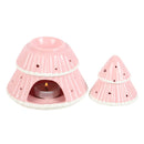 Pink Christmas Tree Festive Wax Burner or Oil Burner Gift - Forelo Scents