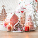 Pink Christmas Tree Festive Wax Burner or Oil Burner Gift - Forelo Scents