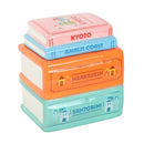 Travel Books Stack Shaped Wax Burner Novelty Book Lovers Gift - Forelo Scents