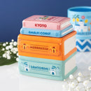 Travel Books Stack Shaped Wax Burner Novelty Book Lovers Gift - Forelo Scents