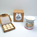 Amor Burner & Wax Melt Thank You Gift Set – Ceramic Heart Design - Forelo Scents
