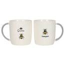 Queen Bee & Bee Keeper - Couples Ceramic Mug Set - Forelo Scents
