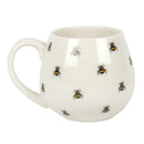 Bee Happy Ceramic Mug – Round Design for Coffee & Tea Lovers - Forelo Scents