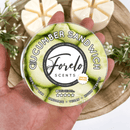 Cucumber Sandwich Soy Wax Melt – Fresh Afternoon Tea Inspired Scent - Forelo Scents