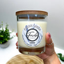 Fresh Linen Soy Candle – Crackling Wooden Wick | Inspired by Lenor - Forelo Scents