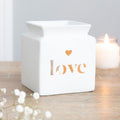Love Design Ceramic Wax Melt Burner - Stylish and Functional - Forelo Scents