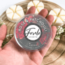 Rose Patchouli Aromatherapy Handmade Wax Melts, 100% Soy Wax - Forelo Scents