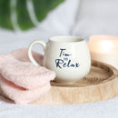 Time To Relax Mug & Fluffy Sock Gift Set – Cozy Pampering Treat - Forelo Scents