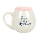 Time To Relax Mug & Fluffy Sock Gift Set – Cozy Pampering Treat - Forelo Scents