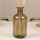 Beautiful Water Effect Grey Glass Vase – Modern Home Decor - Forelo Scents