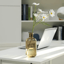 Beautiful Water Effect Grey Glass Vase – Modern Home Decor - Forelo Scents