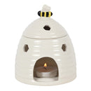 White Beehive Ceramic Wax Melts Burner - Forelo Scents