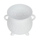 White Cauldron Burner – Decorative Ceramic Wax Melt Warmer - Forelo Scents